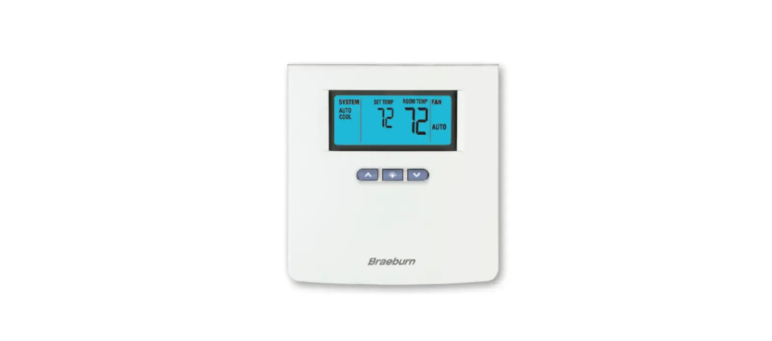 Braeburn 3300 Non-programmable Thermostat Product Specifications