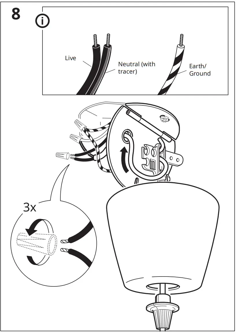 IKEA 304.640.98 SOLKLINT Pendant Lamp - Figure 7