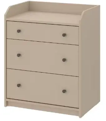 IKEA-HAUGA-3-Drawer-Storage-Cabinet