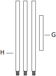 CRYSTORAMA GIG813BKAG Gigi One Light Pendant B2