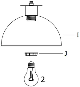 CRYSTORAMA GIG813BKAG Gigi One Light Pendant B3