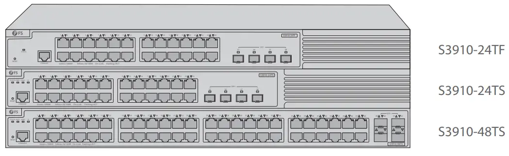 FS S3910 Series Managed L2 + Gigabit Switches 1