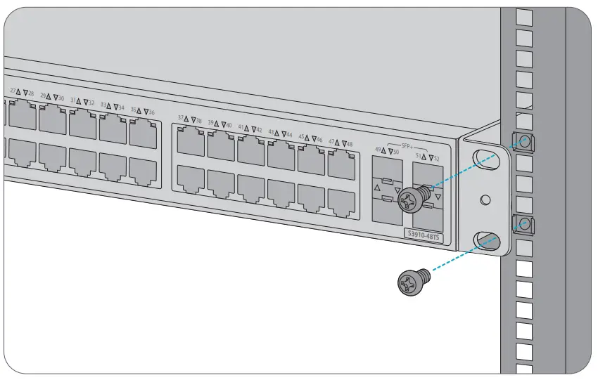 FS S3910 Series Managed L2 + Gigabit Switches - Rack Mounting 1