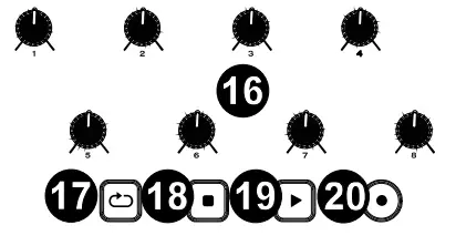 Knobs/Transport Controls 