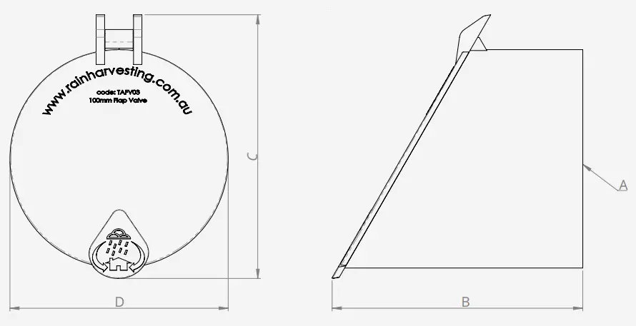 Flap Valve Non-Vented