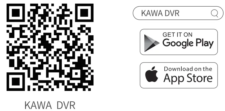 KAWA CJ1005 Dash Cam 2K 1440P Full QHD Car Camera - qr code