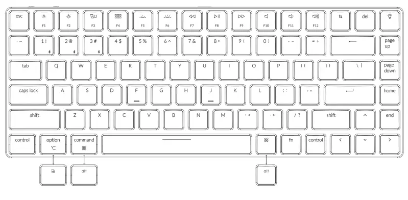 Keychron B09YV3V2JM K3 Bluetooth Mechanical Keyboard -