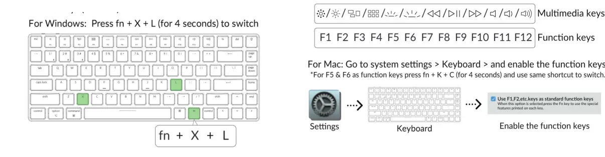 Keychron B09YV3V2JM K3 Bluetooth Mechanical Keyboard - Connect 3