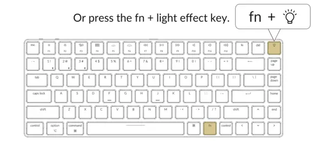 Keychron B09YV3V2JM K3 Bluetooth Mechanical Keyboard - Connect 8