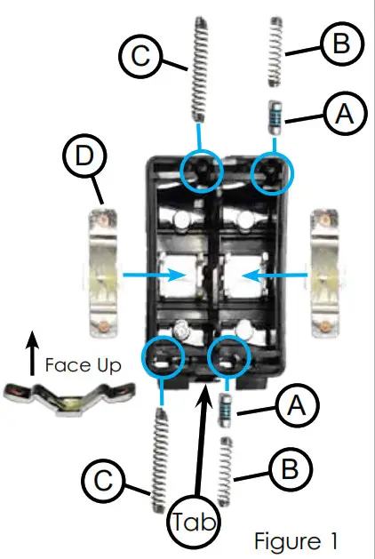 KFI MUTV-DRS-K Winch Dash Switch Kit - Figure 1