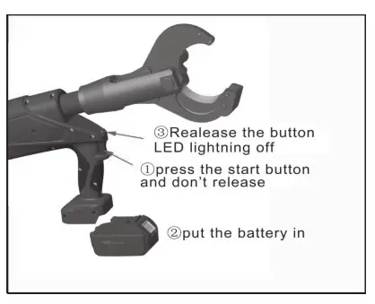 eclipse 902 625 Battery Assisted Hydraulic Cable Cutter - fig 1