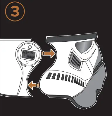 Hasbro F5548 Star Wars The Black Series Artillery Stormtrooper Premium Electronic Helmet - fig 3