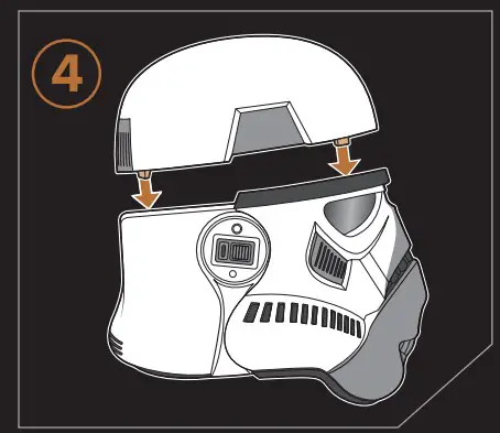 Hasbro F5548 Star Wars The Black Series Artillery Stormtrooper Premium Electronic Helmet - fig 4