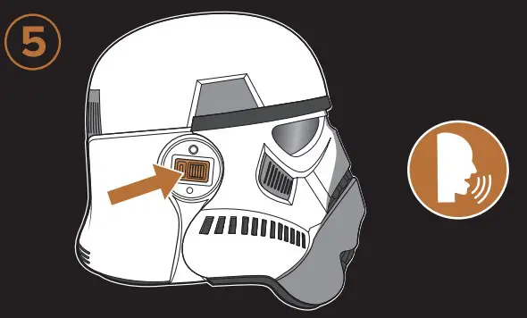 Hasbro F5548 Star Wars The Black Series Artillery Stormtrooper Premium Electronic Helmet - fig 5