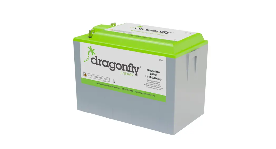 Dragonfly Df5024 50ah 24vdc Lithium Iron Phosphate Deep Cycle Battery Installation Guide