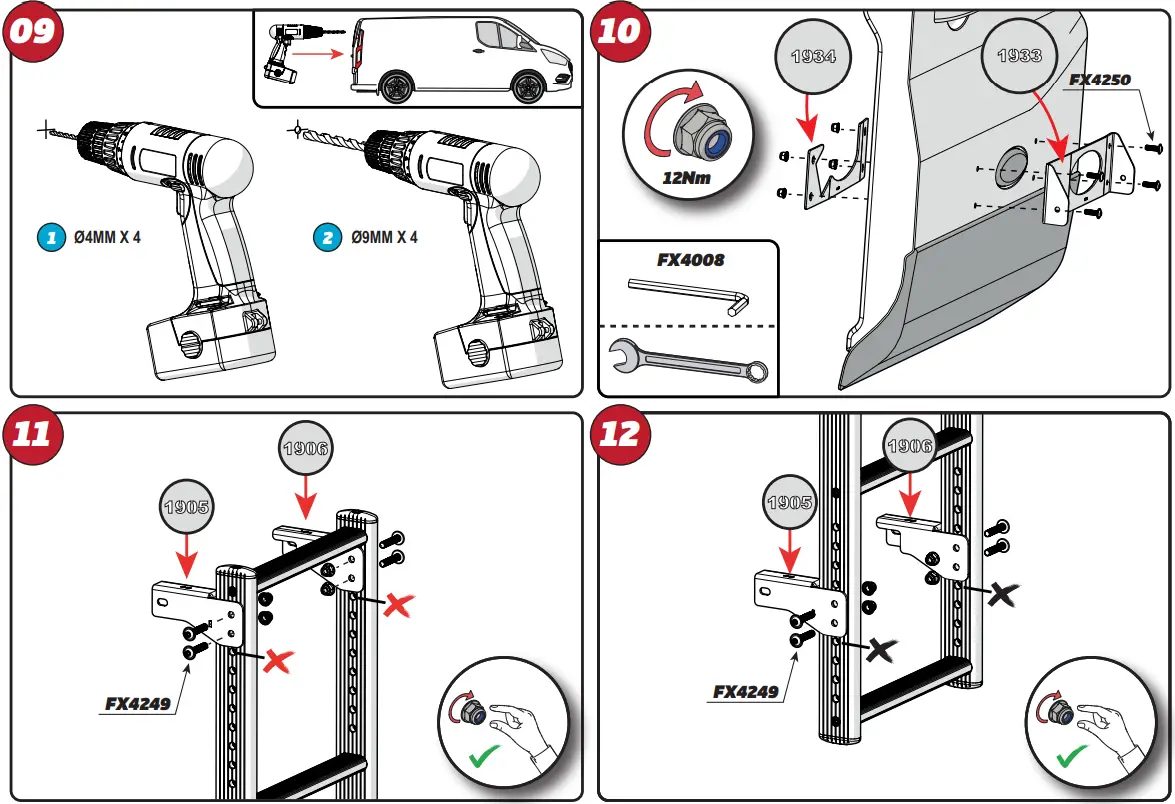 VAN GUARD VGL6-06 ULTI Ladder - COMPONENTS 4