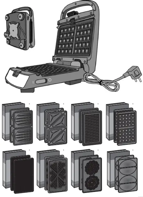 Tefal-SW852D-Snack-Collection-Multi-Function-Sandwich-Maker-figure-1