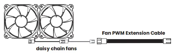 PHANTEKS Glacier One T30 Gen2 D RGB All In One Liquid CPU Cooler - Fan cables