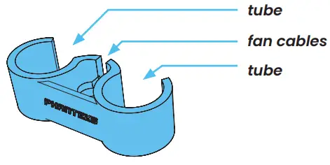 PHANTEKS Glacier One T30 Gen2 D RGB All In One Liquid CPU Cooler - TUBE CLIPS