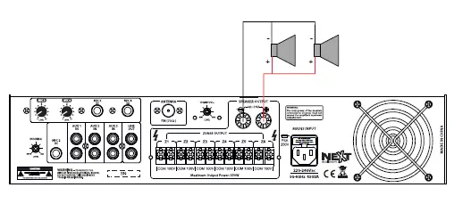 NEXT-MX350-Multi-Zone-Mixer-Amplifier -06