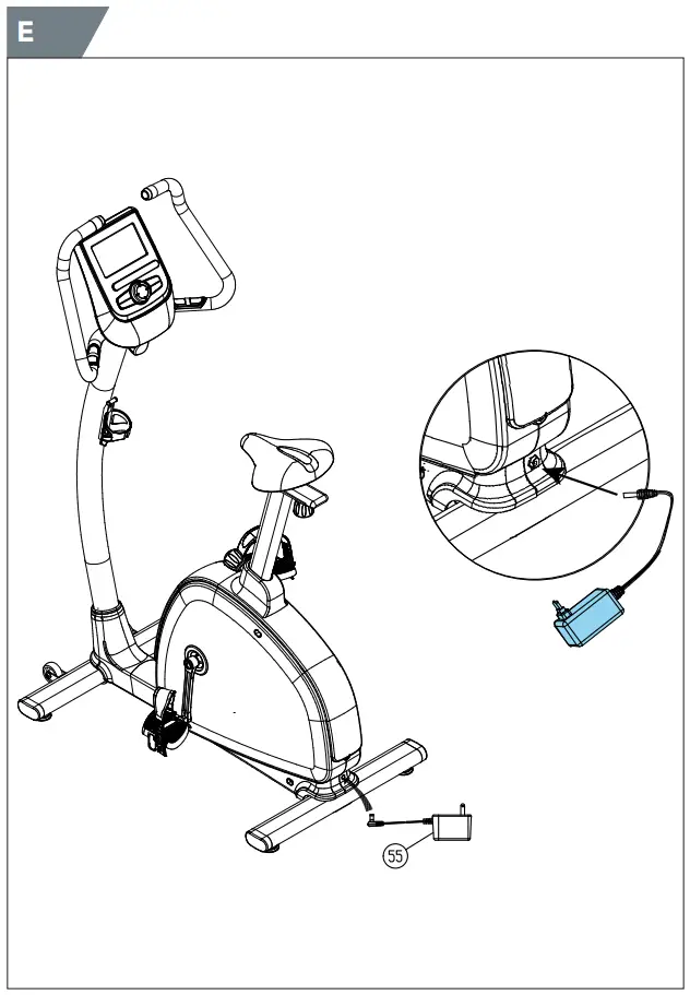 TUNTURI CENTURI E100 Performance Exercise Bike - Parts 11