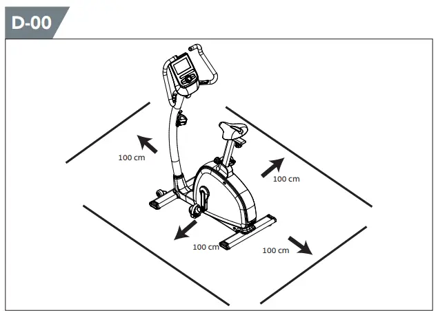 TUNTURI CENTURI E100 Performance Exercise Bike - Parts D