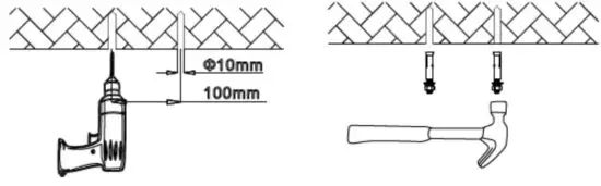 FIG 6 INSTALLATION Ceiling Mount