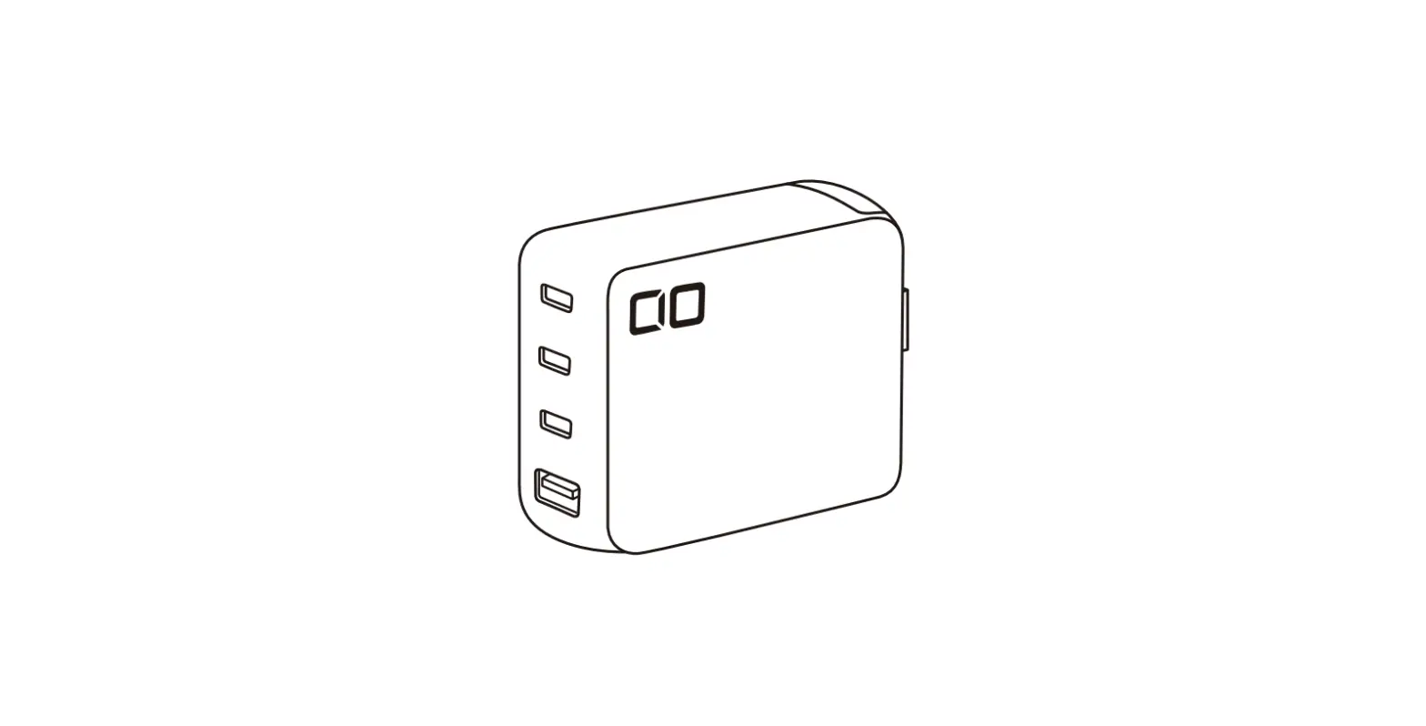 Cio Novaport Quad 100w 100w Gan 4 Port Wall Charger User Manual