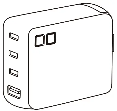 CIO-NovaPort-QUAD-100W-100W-Gan-4-Port-Wall-Charger-fig-1