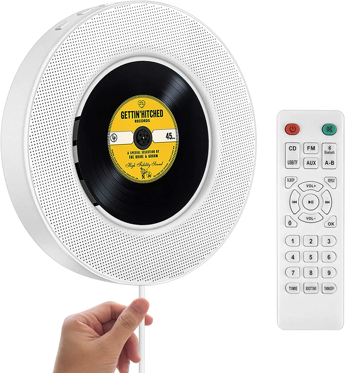 TrophyRak YR-Q100 Upgraded Portable CD Player with Bluetooth product