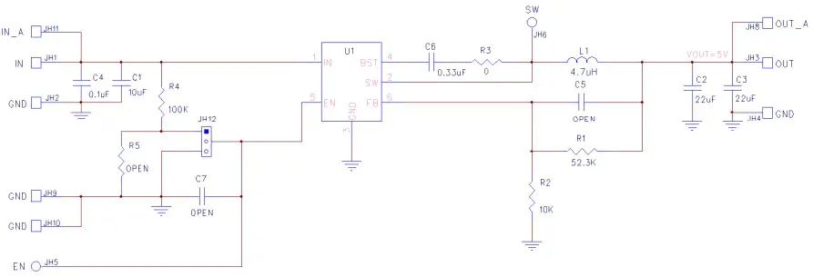 EVALUATION BOARD SCHEMATIC