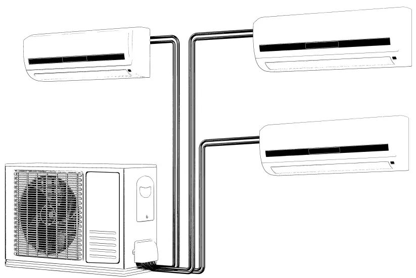 WYT040GLHI22M4 Multi Zone Series Ductless Air Conditioner Heat Pump