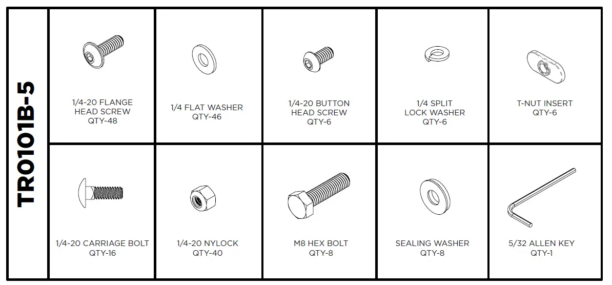 Flatline Van Co TR0101B Low Pro Roof Rack 148 HR 3