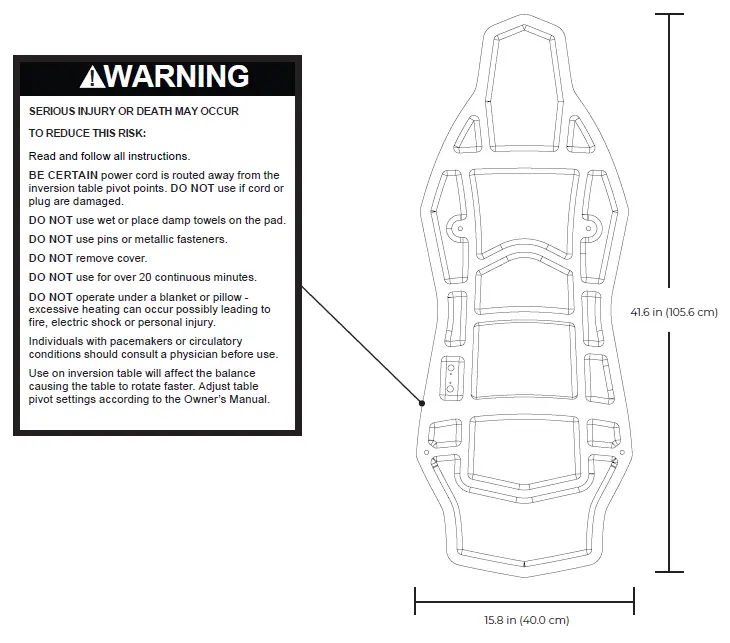 TEETER FS1350 FitSpine Heat and Vibration Comfort Cushion-fig-11
