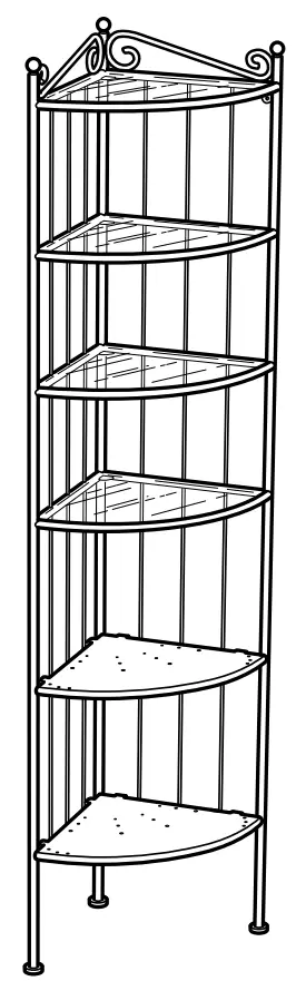 IKEA RÖNNSKÄR Corner Shelf Unit