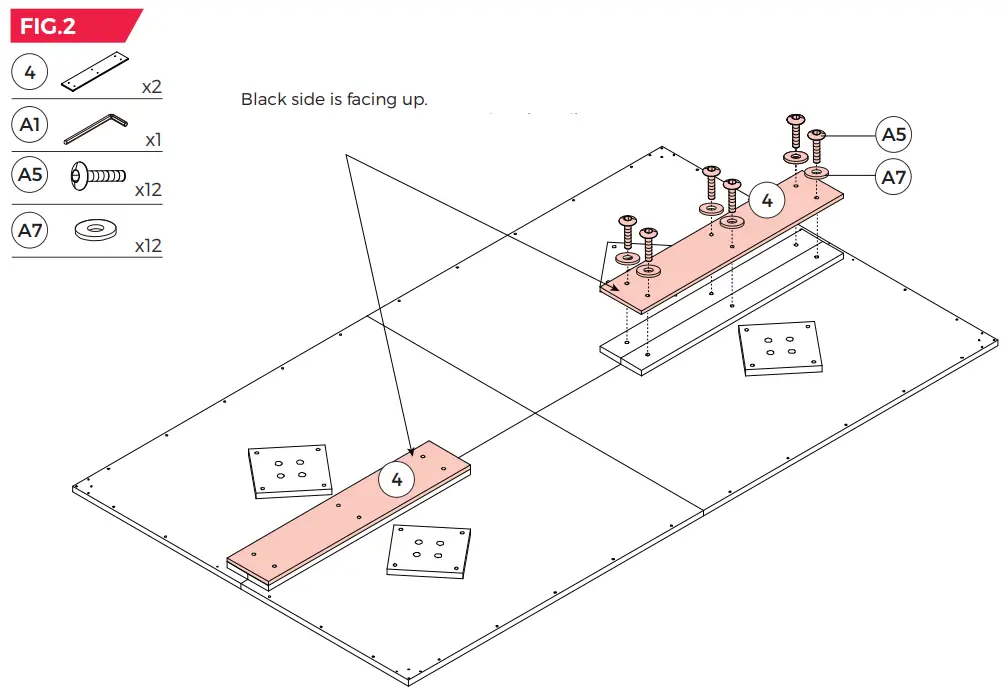 MD SPORTS TT418Y22003 Modern Midcentury Tennis Table- fig12