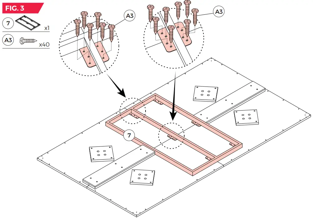 MD SPORTS TT418Y22003 Modern Midcentury Tennis Table- fig13