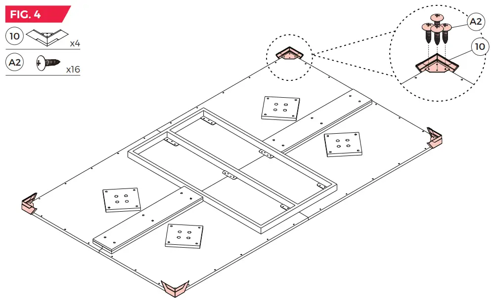 MD SPORTS TT418Y22003 Modern Midcentury Tennis Table- fig14