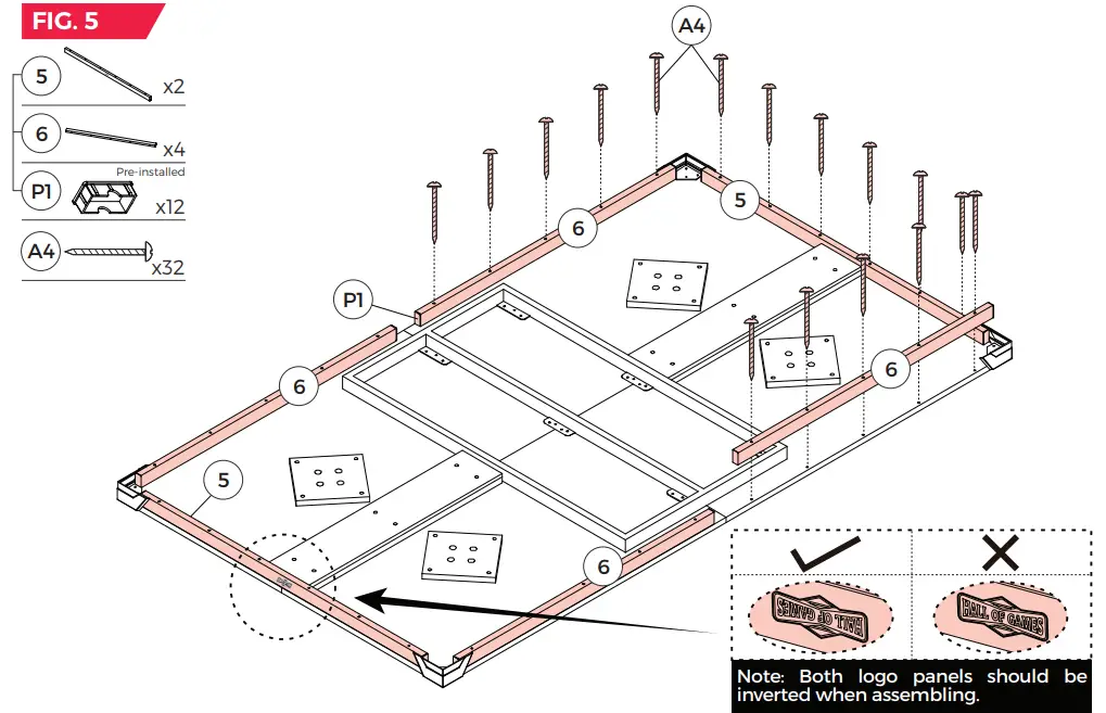 MD SPORTS TT418Y22003 Modern Midcentury Tennis Table- fig16