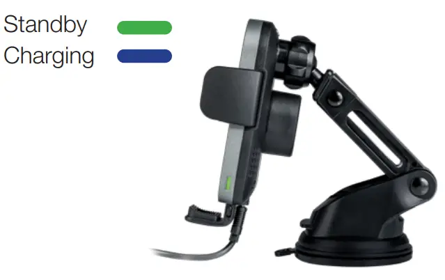 Verbatim FWC 02 Qi Fast Wireless Car Charger - Indicator LED