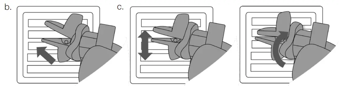 Verbatim FWC 02 Qi Fast Wireless Car Charger - Mounting on air vent 1