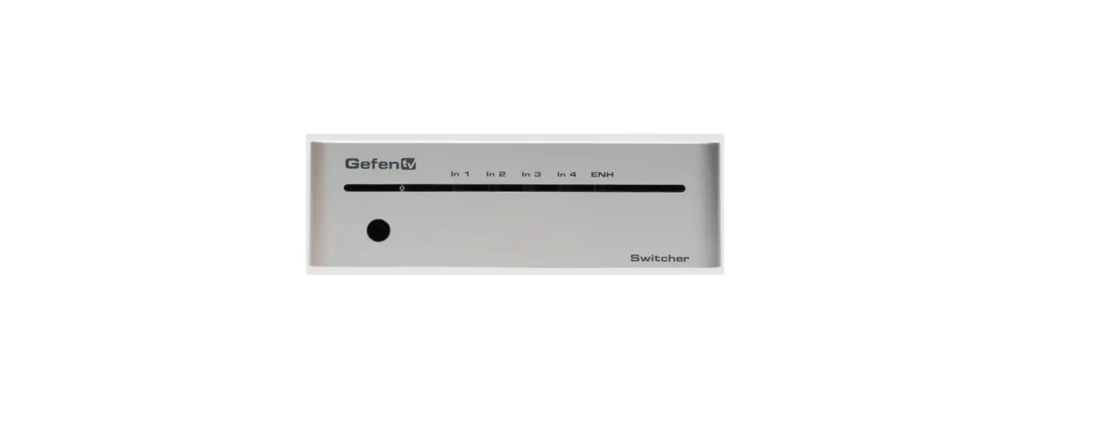 Gefen Gtv-hdmi1 4x1 Switcher For Hdmi User Manual Gefen Gtv-hdmi1 4x1 Switcher For Hdmi User Manual