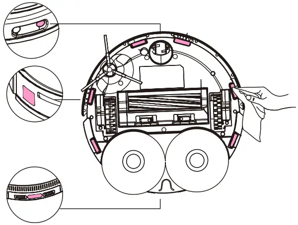 Tikom M10 Self Cleaning Robot Vacuum and Mop - maintenance 19