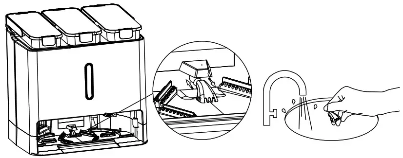 Tikom M10 Self Cleaning Robot Vacuum and Mop - maintenance 27