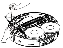 Tikom M10 Self Cleaning Robot Vacuum and Mop - maintenance 6