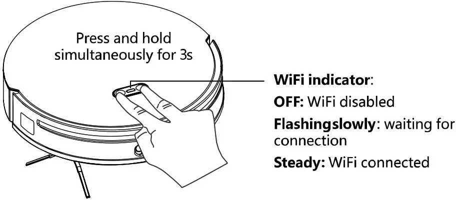 Tikom M10 Self Cleaning Robot Vacuum and Mop - use 1