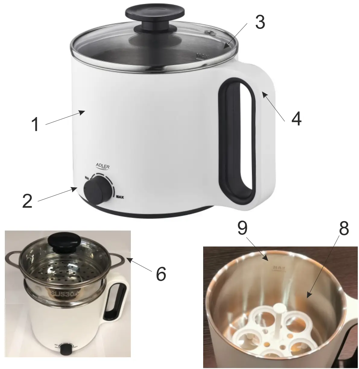 DESCRIPTION: Electric pot AD4617