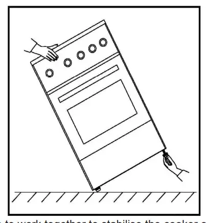 HADEN HGS50W Free Standing Gas Cookers with Gas Ovens Safety Advice