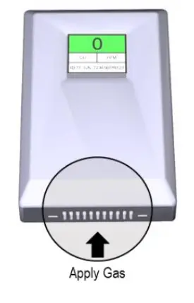 AGS Gas Detector TFT, Detector TFT-FL Addressable Safe Area Fixed Gas Detector - gas