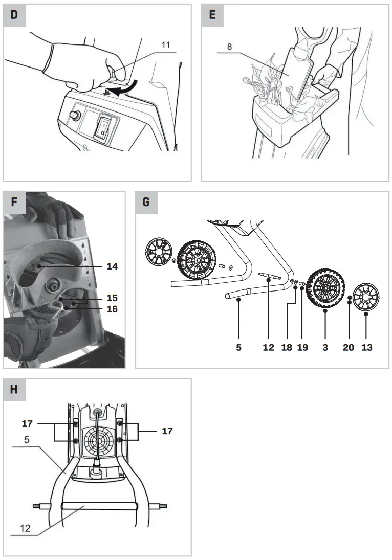 VONROC GS502AC Shredder - Description 1